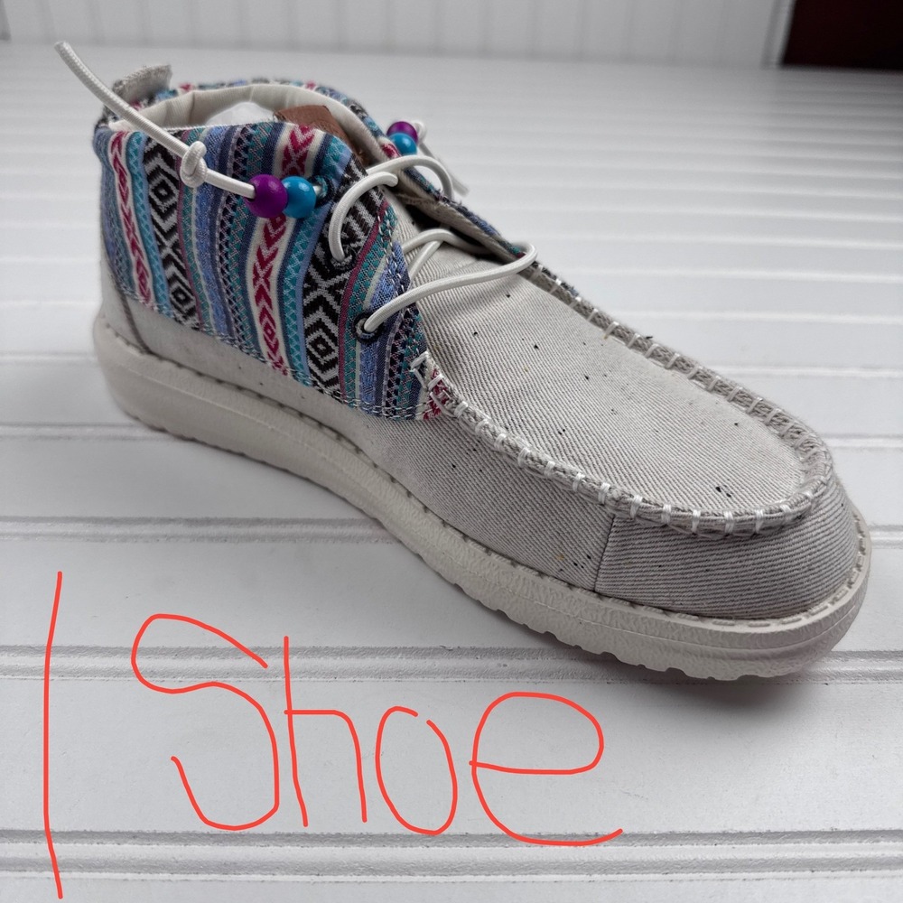 HEY Dude Women's 7 Wendy Mid Boho LEFT SHOE ONLY AMPUTEE